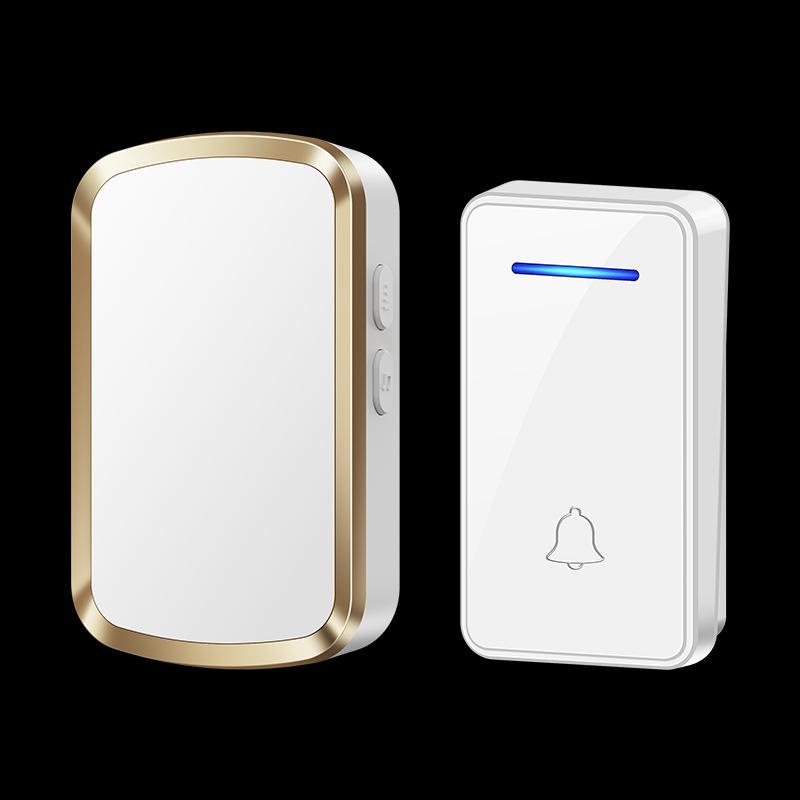 High Volume Wireless Doorbell with Long-Range Self-Powered Smart Reminder, 1 to 2 Waterproof Electronic Pager.