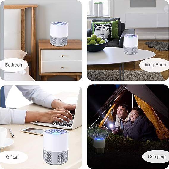 Cicha Elektryczna Lampa Owadobójcza Na Komary Pułapka Usb Led Uv Do Domu