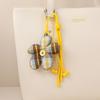 Creativity Flower Pendant Woven Rope Design Backpack Hanging Piece Bag Charm Fashion Accessories Gift A605 Bag Charm