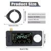 SI4732 0.5-108mhz Portable Radio 1.9inch IPS Screen All Band Radio Receiver LSB USB AM FM HF SW MW VHF Radio with 2pcs Antenna