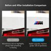 NTSM5 1Pcs M Logo 3D ABS Motorcycle sticker/Car Styling Front Grille Badge Emblem Accessory For BMW M M2 M3 M4 G06 G07 G42 G14 G15 G16