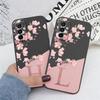 Initial Letter A Z Case For Samsung Galaxy M23 F23 5G Cover Pink Flowers Soft Silicone Back Funda For Samsung M 23 Coque Bumper