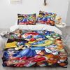Rockman Megaman Game Bedding Set Game Fans Gift Bedroom Decor For Kids Adults Duvet Cover Set King Queen Size Bedding Set