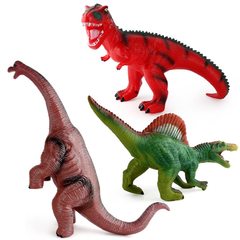 Мягкий клей, наполненный звуком хлопок, модель динозавра тираннозавра, большая игрушка-динозавр, рождественский подарок для мальчика