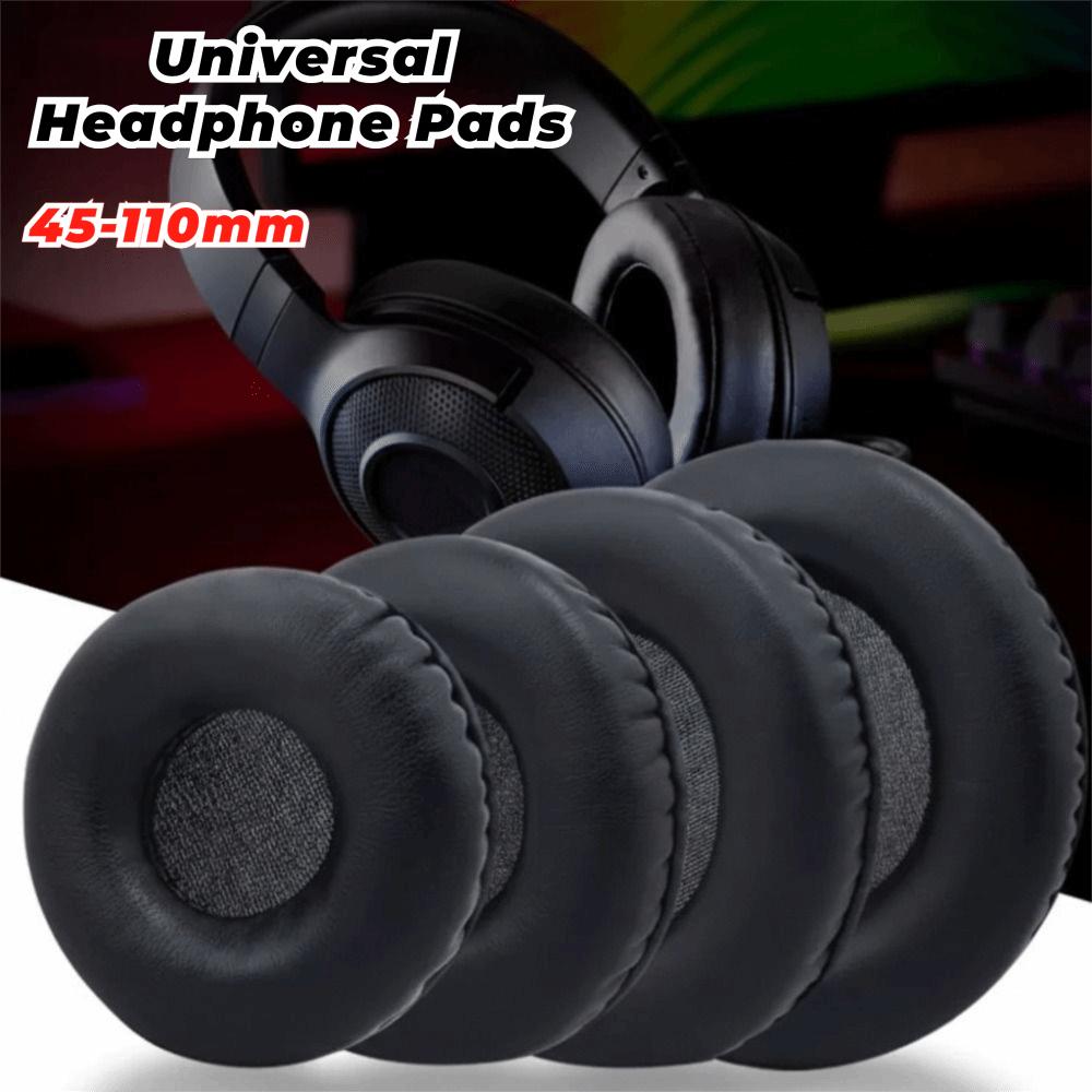 Sponge Leather Ear Pads Foam Cushion Headphone Pad New Replacement Earpads