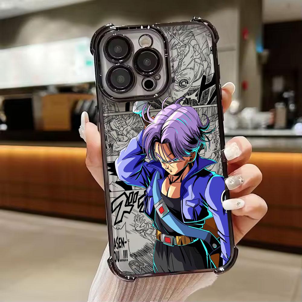Dragons Balls Z Trunks Brief Phone Case for iPhone 11 13 15 16 17 Pro Max 14 Plus 17Air 16E 13 Pro 12 Mini 11 17Pro Clear Cover