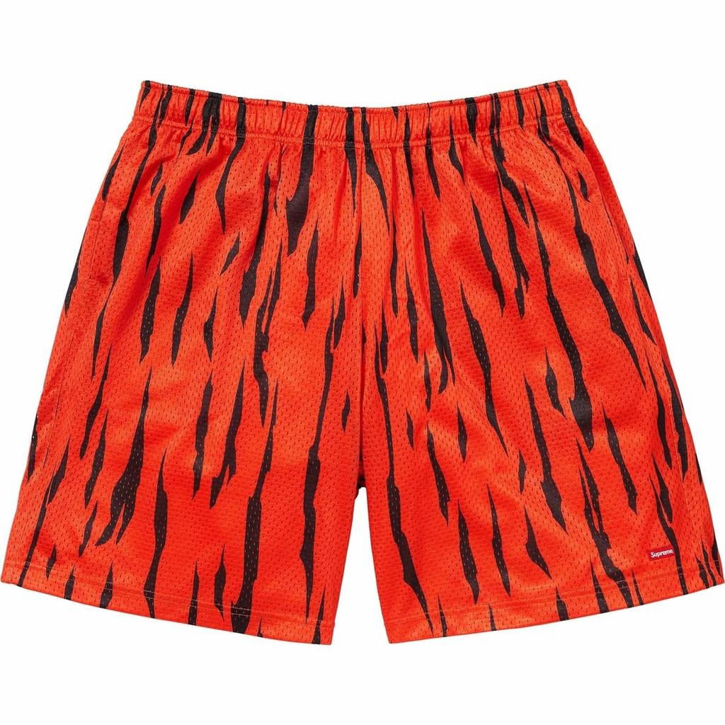 Supreme Small Box Baggy Mesh Shorts 'Black' Men's SUP-SS24-212