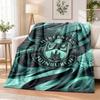Фланелевое одеяло с принтом Hibernian FC, теплое и уютное, плед для кровати, для домашнего декора