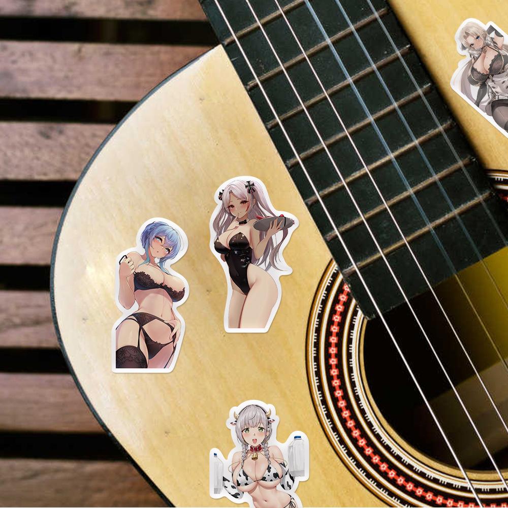 10/50 шт., аниме, хентай, наклейки, сексуальные, Pinup Bunny Girl, Waifu, граффити, наклейки для DIY, багажа, ноутбука, скейтборда, мотоцикла, велосипеда, наклейки