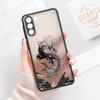 Чехол S22 Ultra Funda для Samsung A52, чехол для Samsung Galaxy A32 A52S A53 5G A12 A51 4G A52 A31 A71 A21S S21 S10 Plus, бампер с драконом