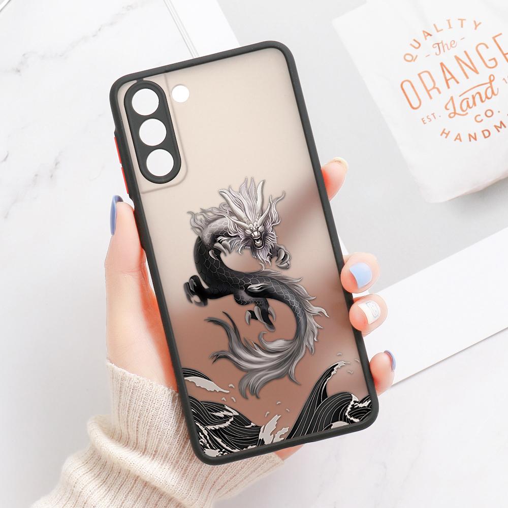 Чехол S22 Ultra Funda для Samsung A52, чехол для Samsung Galaxy A32 A52S A53 5G A12 A51 4G A52 A31 A71 A21S S21 S10 Plus, бампер с драконом
