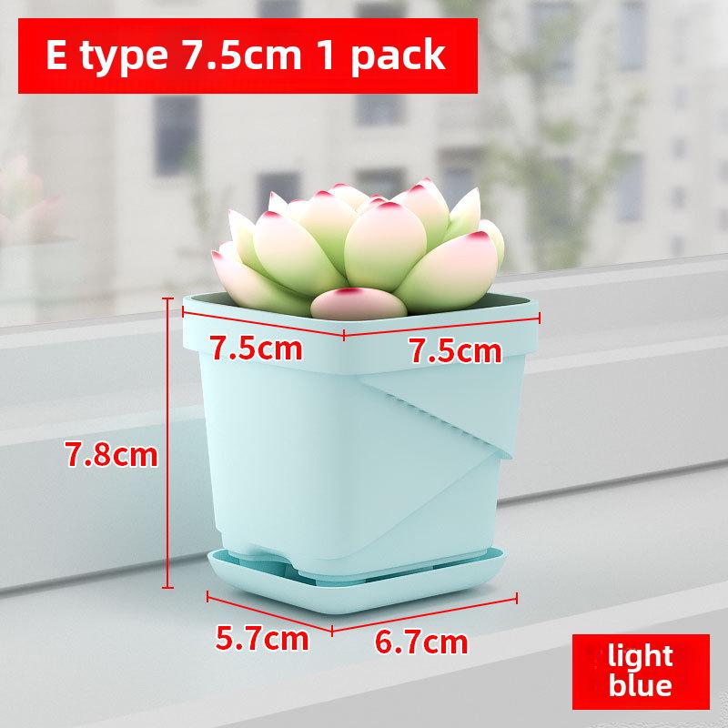 Прочные дышащие пластиковые квадратные цветочные горшки для дома и офиса