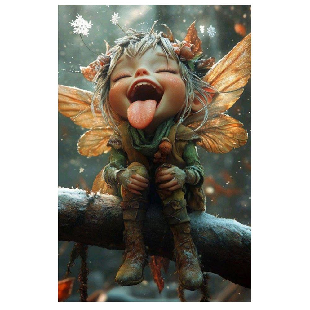 5D Алмазная Живопись Девочка Сова Лягушка Кошка Бабочка Картина Полная Алмазная Мозаика Эльф Вышивка Крестом Наборы Искусство Домашнее Украшение