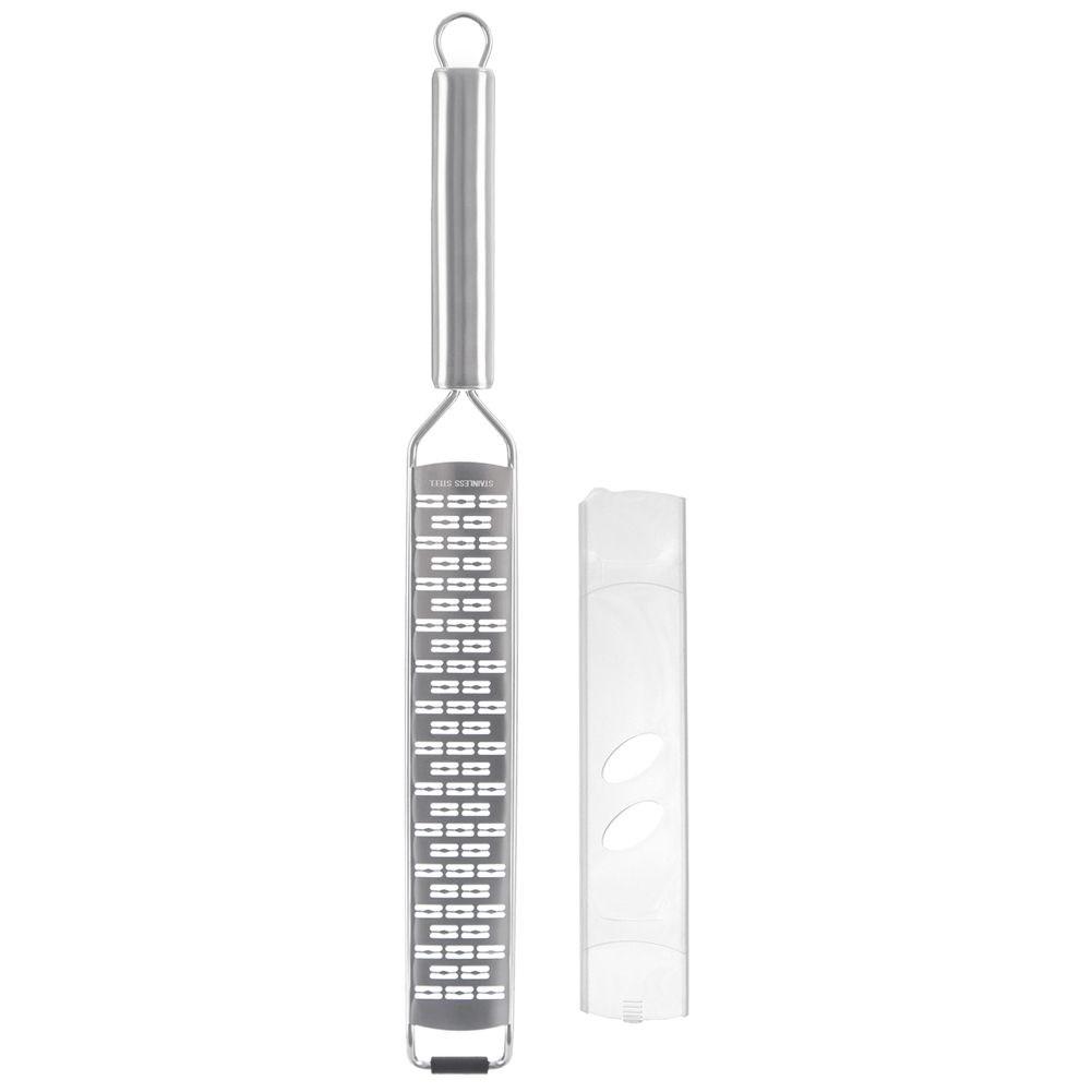 Flat kitchen grater for vegetables, cheese, potatoes, steel, 38 ORION 144810