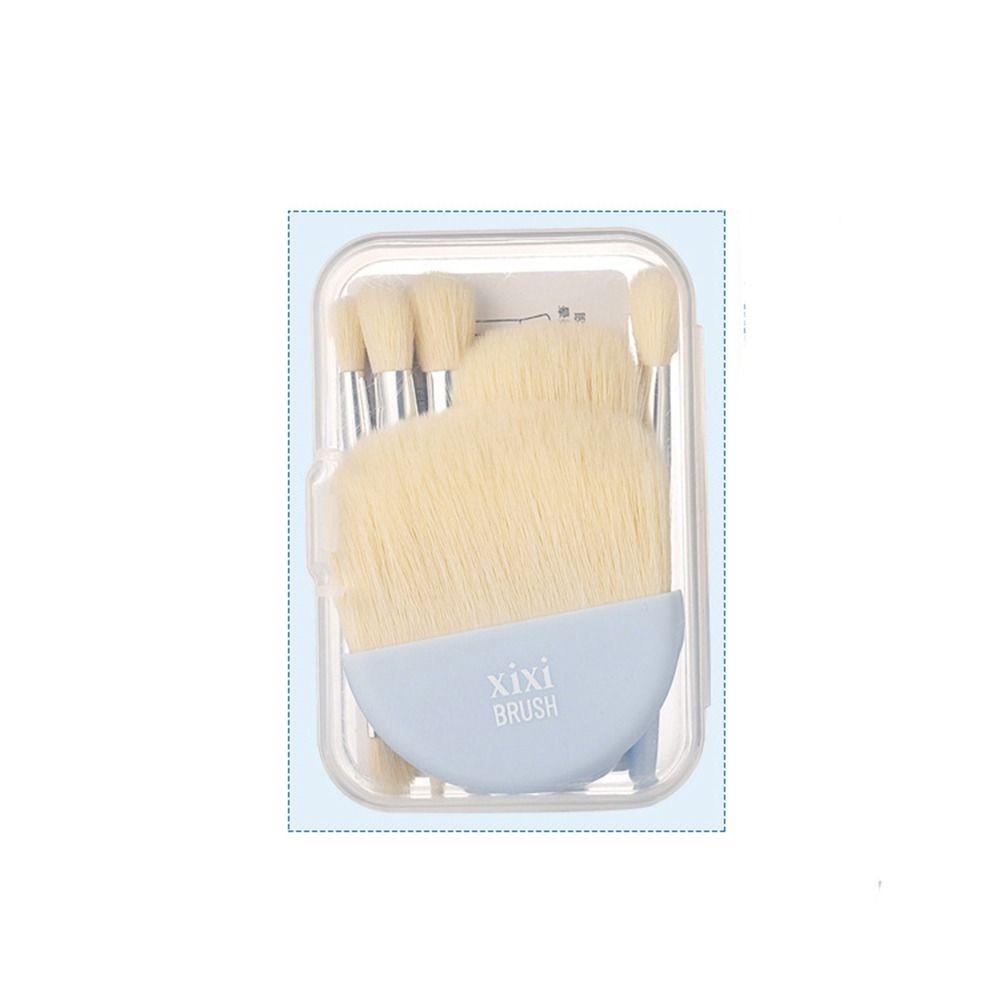 6Pcs Mini Eyelash Brush Soft Makeup Brushes Set Concealer Brush Beauty Foundation Eye Shadow Tool