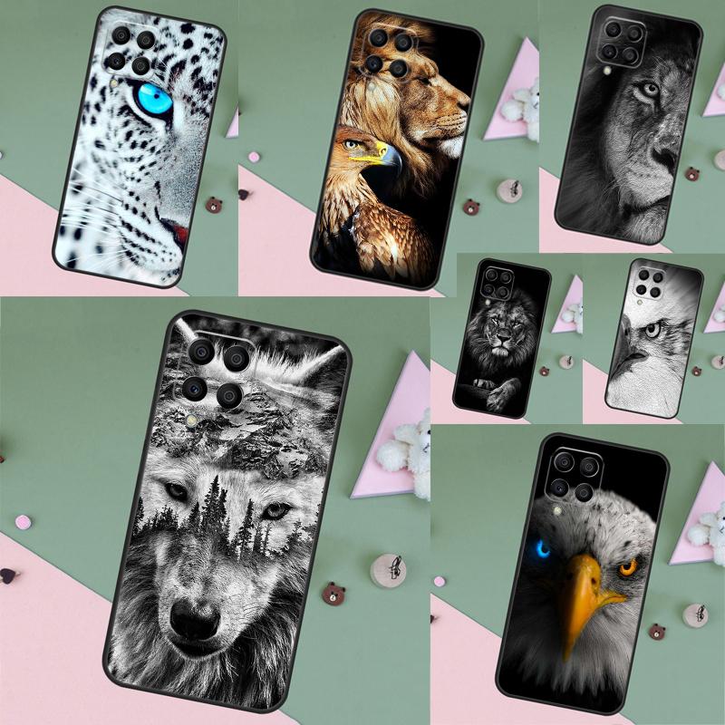 Animal Lion Wolf Tiger Eagle Case For Samsung Galaxy M21 M31 M14 M34 M54 M33 M16 M36 M56 M53 M13 M12 M32 M52 M15 M55 M35