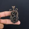 Black Onyx Jewelry,999 Copper Wire Wrapped Pendant Handmade Gemstone Jewelry, Gifts For Wife Brand New Pendant