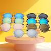 Korean Double Layer Steampunk Flip-Up Sunglasses Flip Cover Black Shades Glasses Punk Eyeglasses Two Usage Outdoor Sunglasses