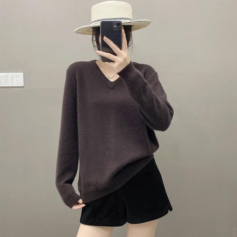 Женский свитер Qinghe 100% чистый кашемир - Ультрамягкий роскошный зимний пуловер