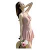 DK Women's Swimsuit Slimming One-Piece Hot Spring Swimwear