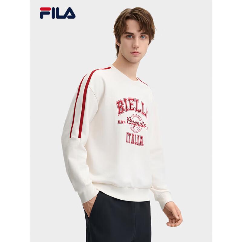 Fila Мужской повседневный вязаный пуловер-свитшот, зима 2024