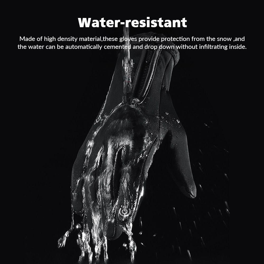 Мотоциклетные перчатки зимние термальные флисовые с подкладкой устойчивые водонепроницаемые сенсорные нескользящие перчатки для езды на мотоцикле для мужчин и женщин