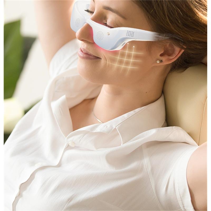 A65T-Очки для ухода за глазами Массажер для глаз от темных кругов отеков морщин снятия усталости глаз Устройство для ухода за красотой