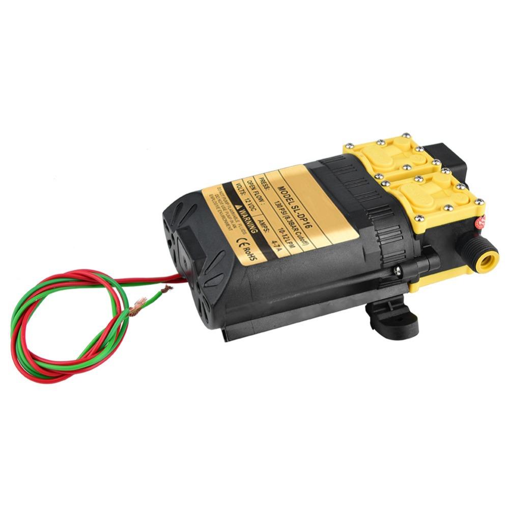 7-9LPM Flow Rate Electric Water Pump DC12V High Pressure Water Pump Garden Irrigation