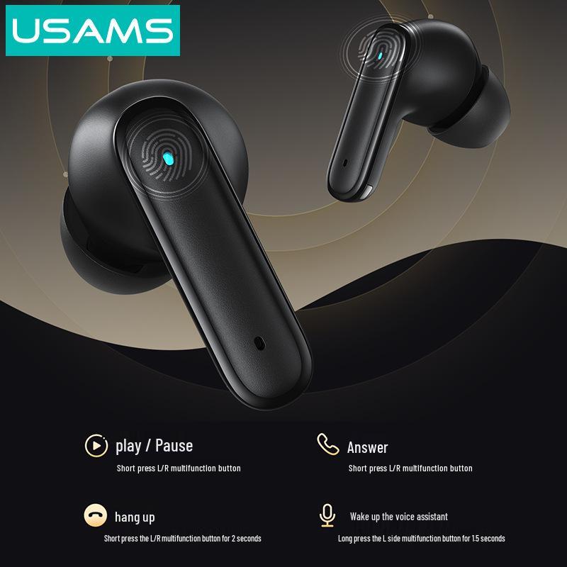 Usams TWS Bluetooth Semi-In-Ear Wireless Gaming Headset