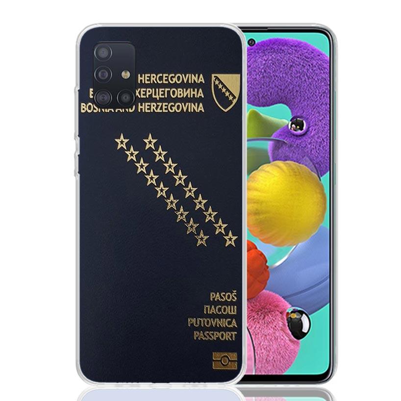 Чехол для телефона Флаг Боснии и Герцеговины Для Samsung Galaxy A52 A32 A22 A12 A02S A50S A30S A51 A31 AA71 Note 20 Ultra 10 S10 Plus