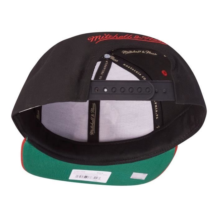 Casquette Snapback BREAKTHROUGH Philadelphia 76ers - MITCHELL & NESS - Homme - Blanc/Noir - Printemps/Été