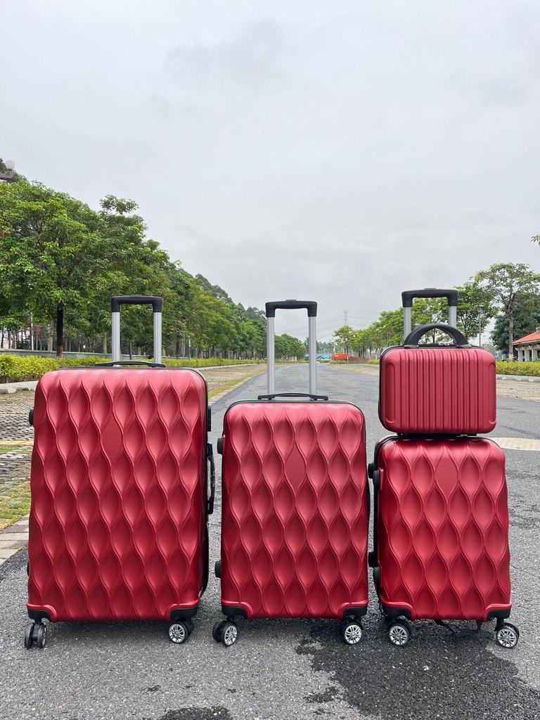 Универсальный набор чемоданов на колесиках: 28"/24"/20"/12" ABS Чемодан на колесах