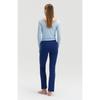 Huit Women S croSS Front twiSt Long Sleeve Tee Htwtl6i06t