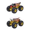 Hot Wheels Monster Trucks 1 24 Scale 4-Pack Assortment Great Bite Dragonizer Gotta Dump Skelesaurus Giant Diecast Vehicle Toy Box Set