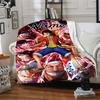 Custom Name One Piece Adventure flannel Blanket for Super Soft Cute Comfort Blanket for Travel Bedding Couch Sofa Blanket