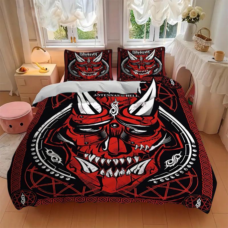 Slipknot Antennas Hell Print 3Pcs Bedding Setduvet Cover With 2 Bedropillowcase Home Birthday Gift