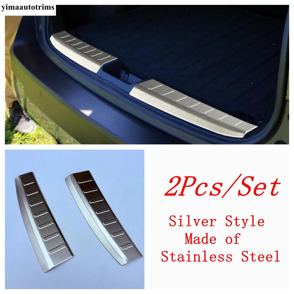 Rear Trunk Bumper Door Sill Guard Plate Anti-Scratch Protector Cover Trim Stainless Steel Accessories For Nissan Kicks 2025 2026