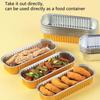 30/50Pcs Reusable Aluminum Foil Tin Heat-resistant Cupcake Baking Tray  Kitchen Supplies