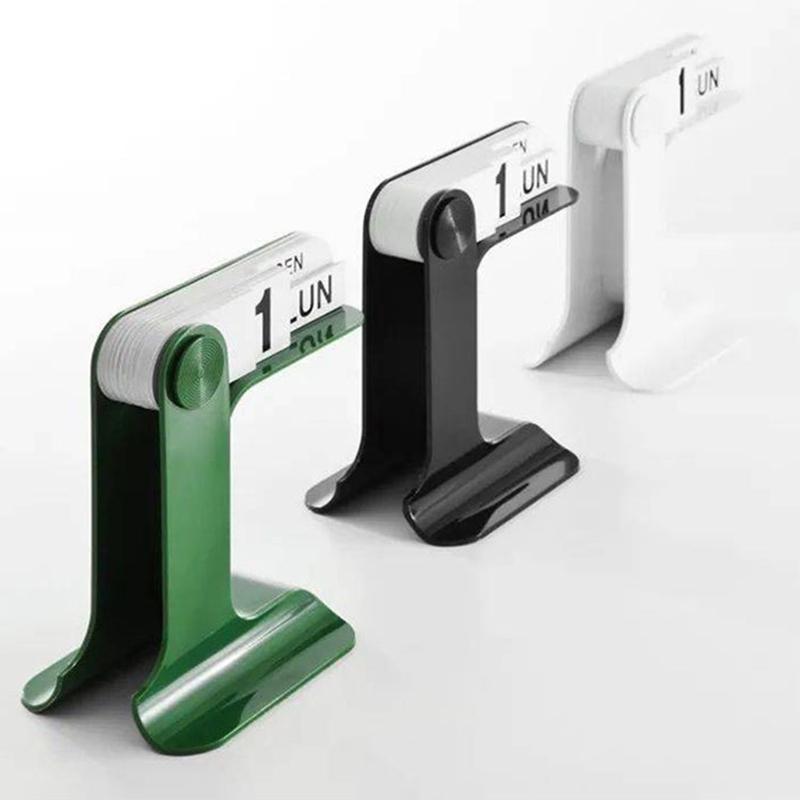 Календарь для рабочего стола, переворачивающийся календарь, креативный простой домашний декор, переворачивающийся на стойке, украшение для стола, офисные канцелярские принадлежности