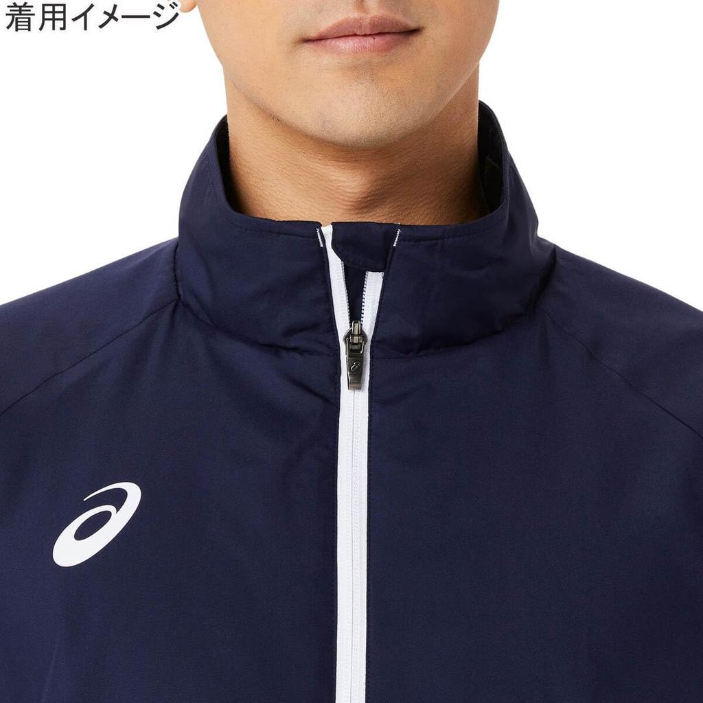 Training Wear Tricot Breaker Jacket 2031E745 Midnight X Brilliant White 3XL [ASICS] Men's