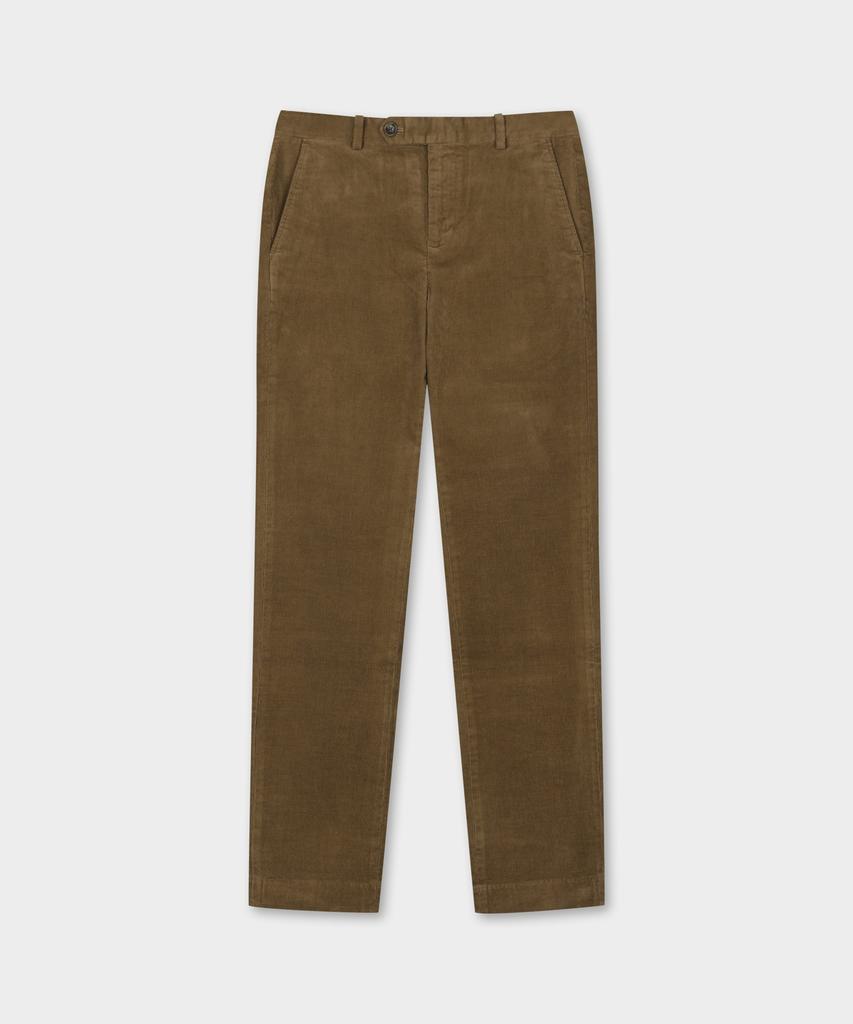 BROOKS BROTHERS Узкие вельветовые брюки чинос 15W (коричневый) (Bbpcmnf401)