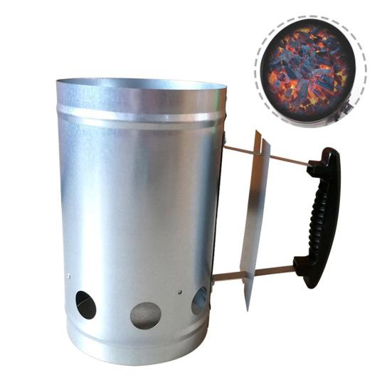 Инструмент для барбекю с ручкой, походный, для розжига угля, камина, огня, печи, ведро