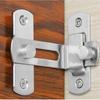 Hardware 90 Degree Door Buckle Door Bolt Stainless Steel Lock Door and Window Bathroom Bending Bolt