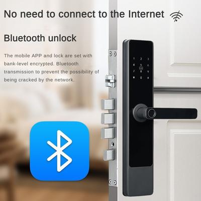 Мобильное удаленное приложение Bluetooth индукционный замок энергосберегающий пароль отпечаток пальца замок новый интеллектуальный электронный замок считывания карт