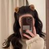 1 Pair Plush Cat Ear Hair Clips Non-Slip Triangle Side Hair Bangs Claw Clamp Decoration Hairpins Winter Women Girls Hair Accessories Birthday