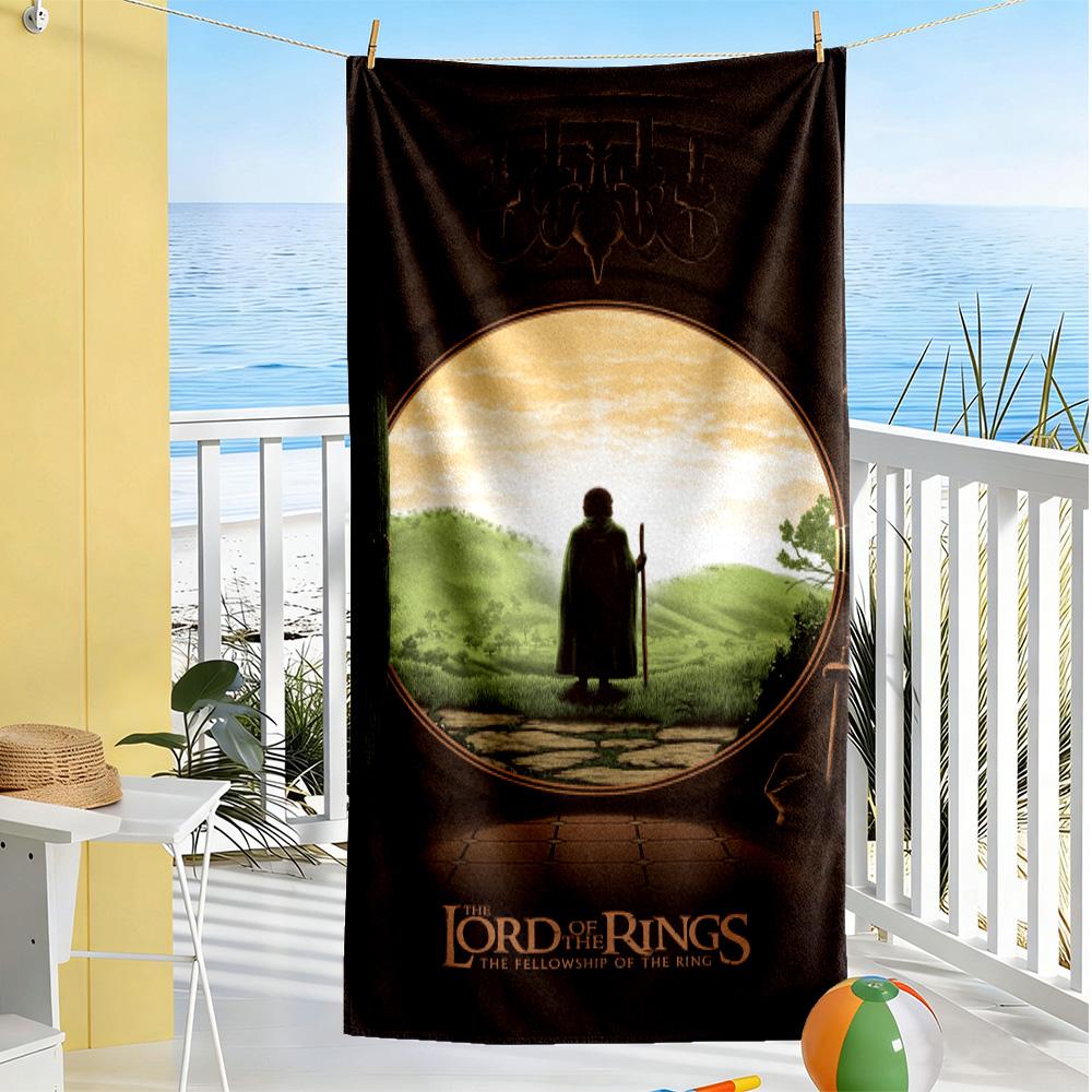 Lord Rings Beach Towel Soft Durable Quick-Dry Comfortable Lightweight
