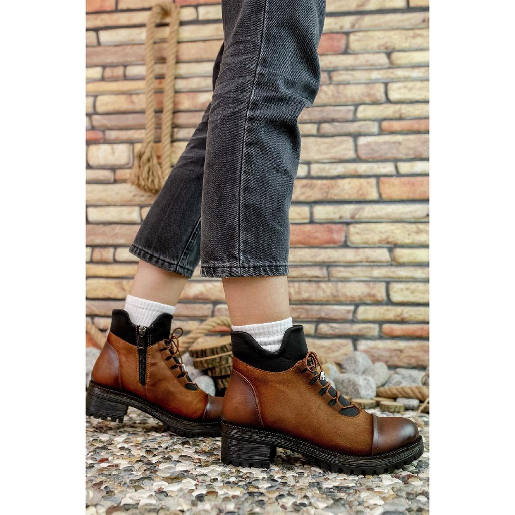 Черные женские ботинки 0012720