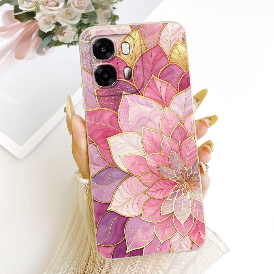 For Oppo A6s CPH2789 Cute Cat Flower Cartoon Phone Case For Oppo A6s 4G CPH2815 OppoA6s A 6S 5G Soft Silicone Covers Bumpers