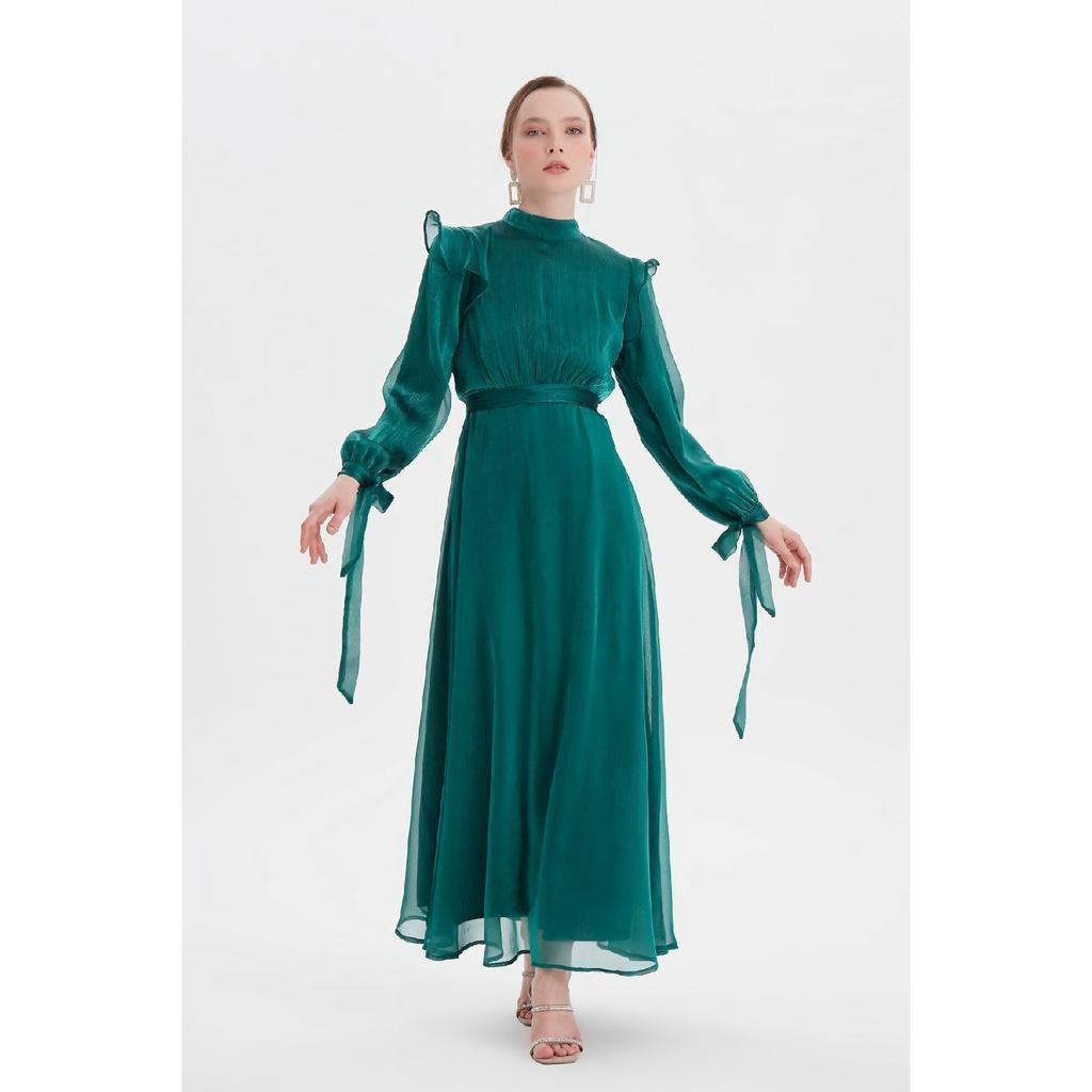 Темно-синее вечернее платье Mira