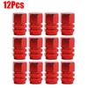 16Pcs Car Wheel Tire Valve Stems Caps Aluminum Tyre Rim Stem Covers Airdust Waterproof for BMW Auto Motorcycle Car Accessories